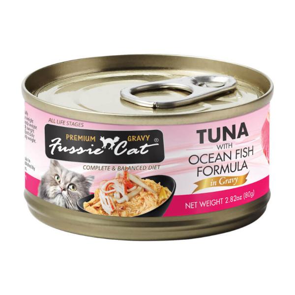 BLACK LABEL TUNA WITH OCEAN FISH FORMULA IN GRAVY (80g) 