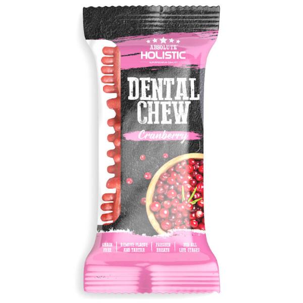 ABSOLUTE CRANBERRY DENTAL CHEW 4 INCH (25g/pc) 