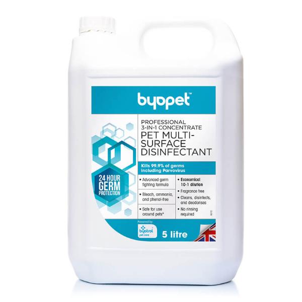 3 IN1 PET MULTI-SURFACE DISINFECTANT 10:1 CONCENTRATE 5L 