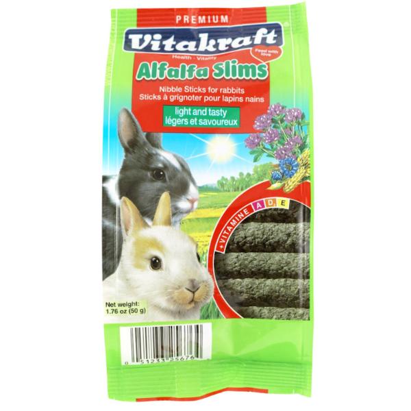 ALFALFA NIBBLE STICKS (RABBITS) 50g 