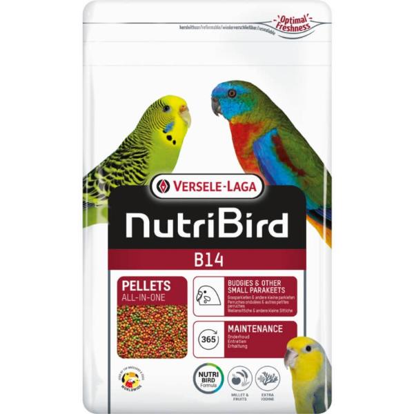 B14 - BUDGIES AND SMALL PARAKEETS - MAINTENANCE 800g 