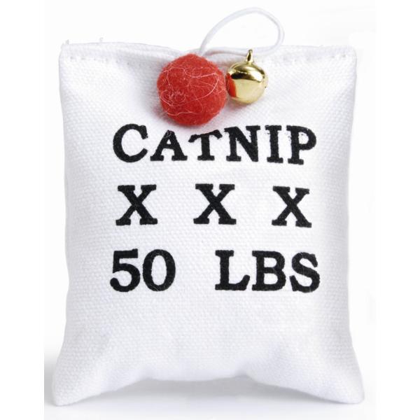 CANVAS SACK LOVE WITH CATNIP 