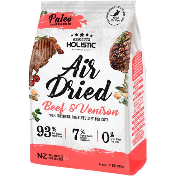 AIR DRIED BEEF & VENISON FOR CAT 500g 