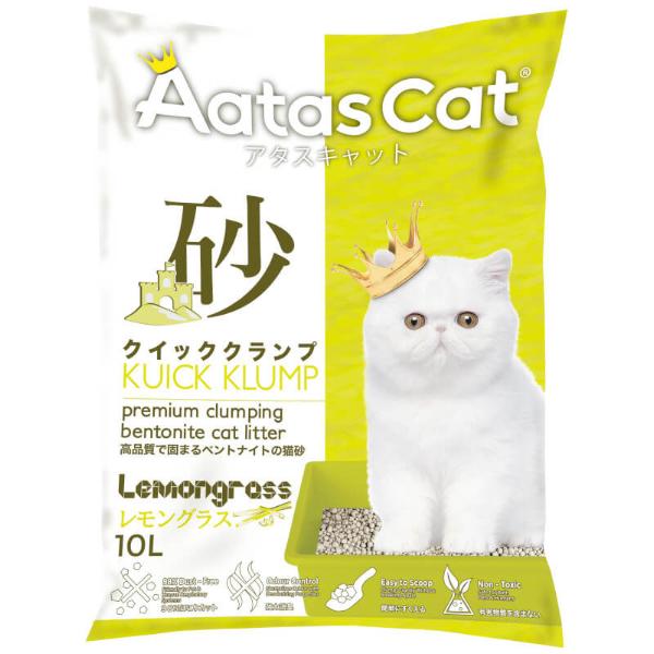 BENTONITE CAT LITTER LEMONGRASS 10L 