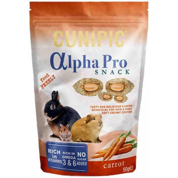 ALPHA PRO SNACK CARROT (SKIN & COAT) 50g 