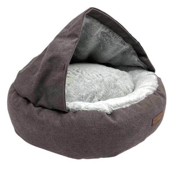 CANVAS CAVE BED (DARK GRY) (50x50x15cm) 