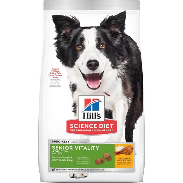 CANINE ADULT 7+SENIOR VITALITY 3.5lbs 