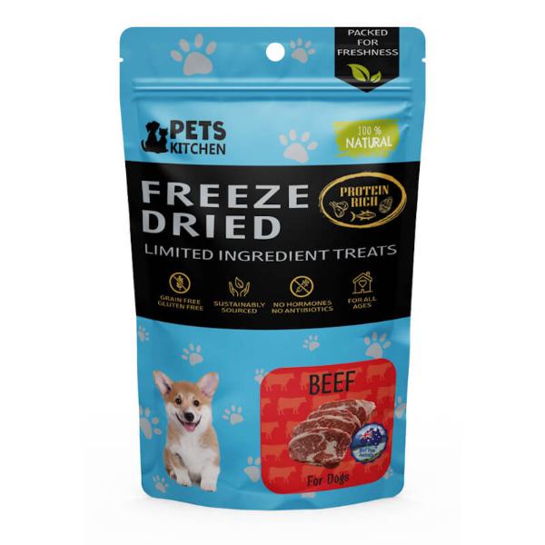 (DOG) FREEZE DRIED BEEF MEAT TREATS 40g 