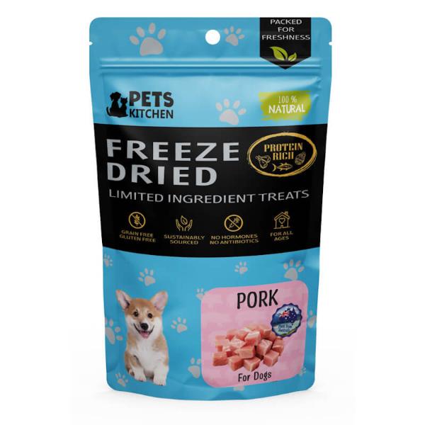 (DOG) FREEZE DRIED PORK MEAT TREATS 40g 