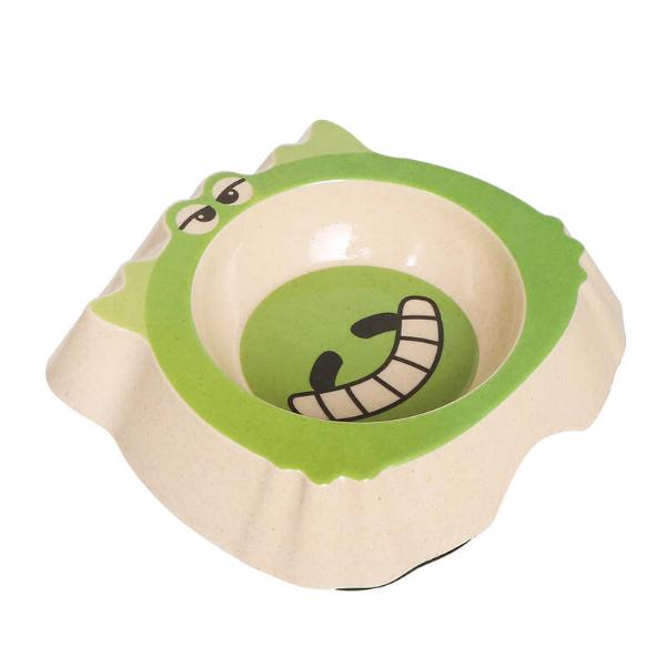 BAMBOO MONSTER BOWL (GREEN) (200ml)(15x17.5x4.5cm) 