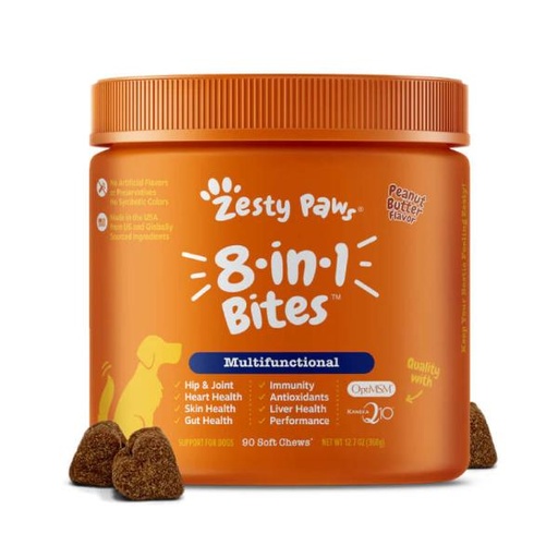 8-IN-1 MULTIFUNCTIONAL BITES PEANUT BUTTER 90 COUNTS 