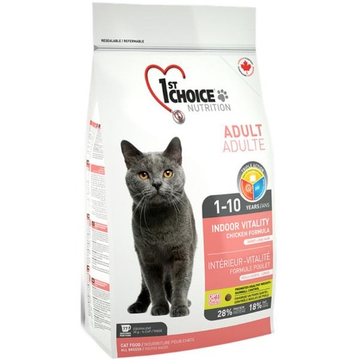 CAT ADULT, INDOOR VITALITY, CHICKEN 2.72kg 