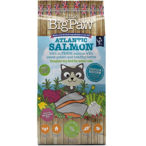 ATLANTIC SALMON (GRAIN FREE) SENIOR CAT 1.5kg 