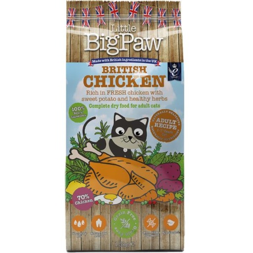 BRITISH CHICKEN (GRAIN FREE) ADULT CAT 1.5kg 