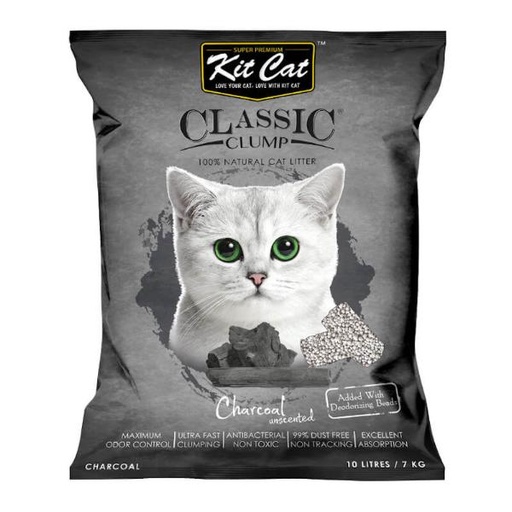 CAT LITTER 10L/7kg - CHARCOAL 