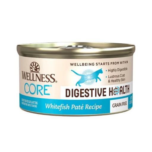 CAT CAN CORE DIGESTIVE HEALTH PATE WHITEFISH 3oz 