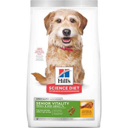 CANINE ADULT 7+SENIOR VITALITY SMALL&MINI 12.5lbs 