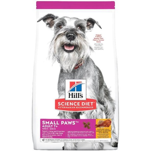 ADULT 7+ SMALL PAWS DOG FOOD 1.5kg 