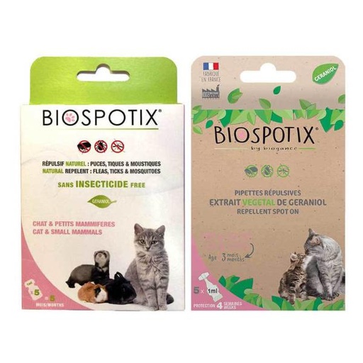 BIOSPOTIX REPELLENT CAT (5 pipettes x 1ml) 