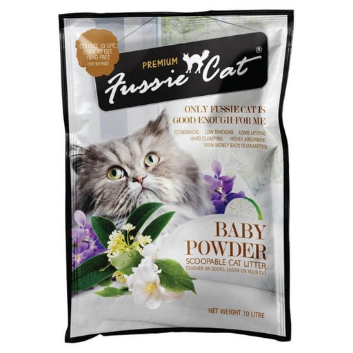 CAT LITTER BABY POWDER 10L 