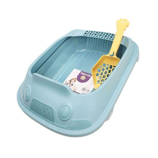 CAT LITTER BOX (BLUE) (30x41x16cm) 