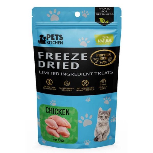 (CAT) FREEZE DRIED CHICKEN MEAT TREATS 40g 