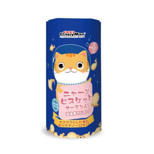 CAT BISCUITS - SALMON 60g 