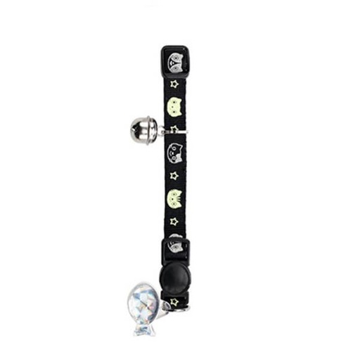 CAT COLLAR- KROKOM (BLACK) (23mmx 10mm) 