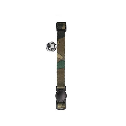 CAT COLLAR- CAMOUFLAGE (GREEN) (23mmx10mm) 