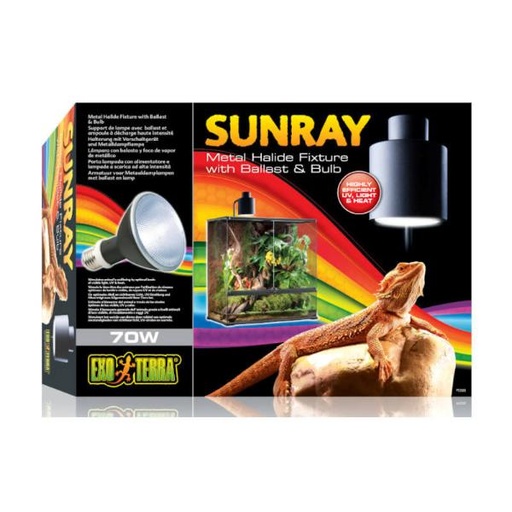 SUNRAY METAL HALIDE LIGHT FIXTURE 70watts