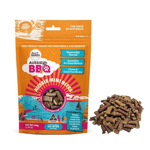 AIR DRIED AUSSIE MINI BITES (GRAIN FREE) 110g 