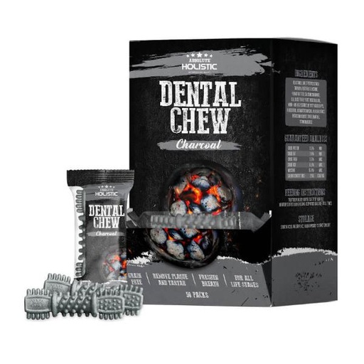 ABSOLUTE CHARCOAL DENTAL CHEW 4 INCH (25g/pc) 