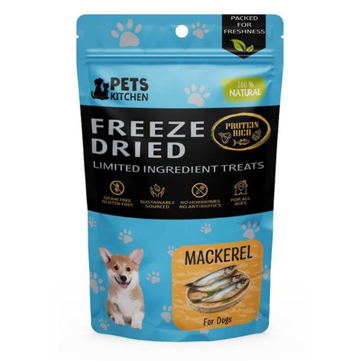 (DOG) FREEZE DRIED MACKEREL TREATS 40g 