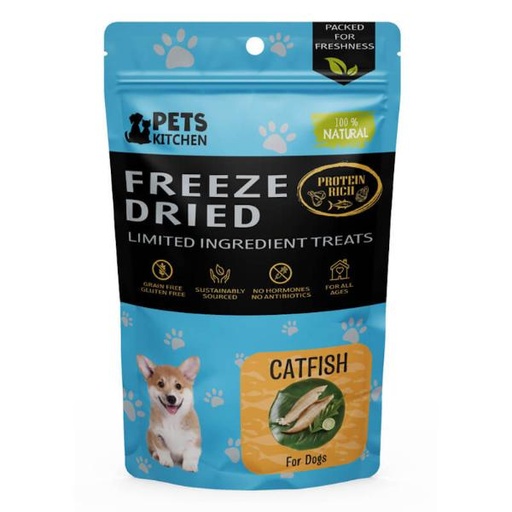 (DOG) FREEZE DRIED CATFISH TREATS 40g 