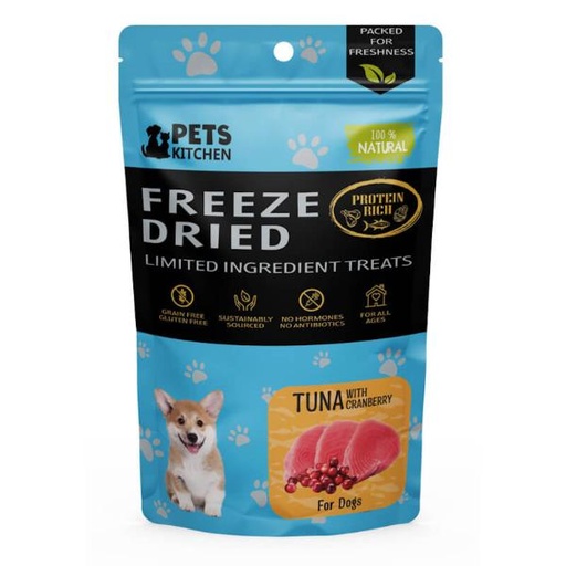 (DOG) FREEZE DRIED TUNA WITH CRANBERRY TREATS 40g 